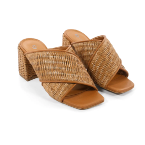 Sandália Preta Salto Bloco Colcci